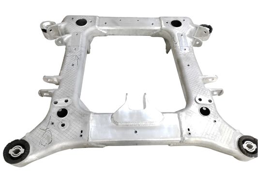Aluminum Alloy Low Pressure Casting Parts Welded and Assembled Subframe For EV Chassis