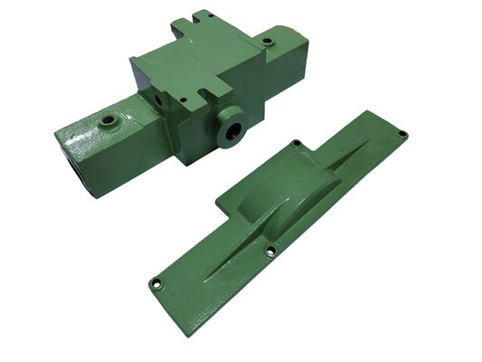 ASTM A536 65-45-12 Casting Metal Parts Powder Coat And Precision Machining Housing For Dual Head Pump
