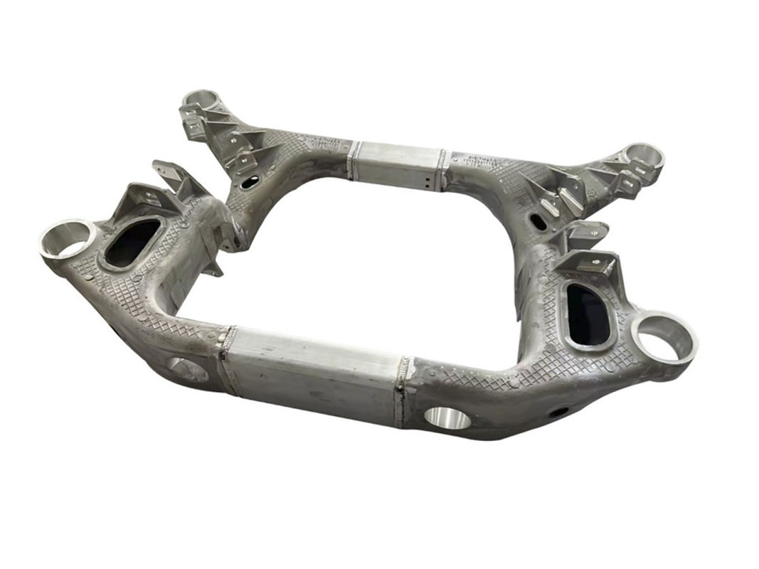 Aluminum Alloy Low Pressure Casting Parts Welded and Assembled Subframe For EV Chassis