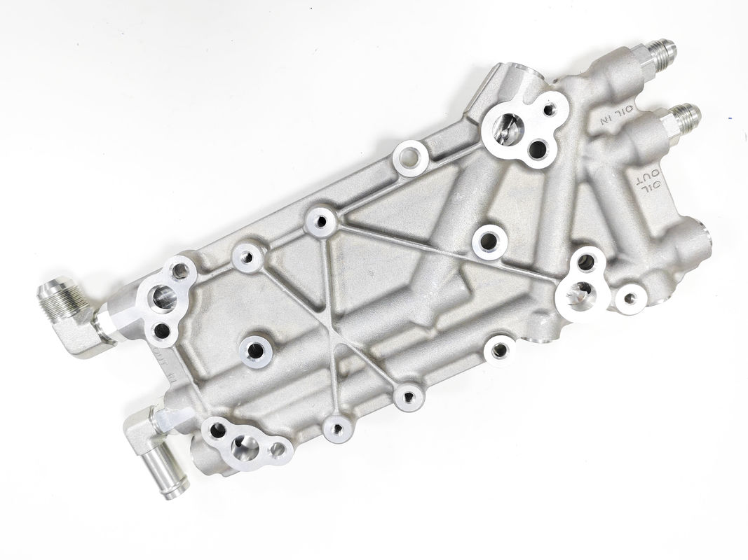 Aluminum Alloy Permanent Mold Casting Precision Machining for Truck Engine Oil Cooler