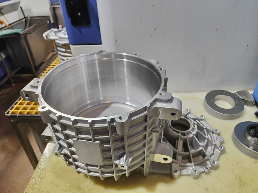 Customized Aluminum Alloy Die Casting EV Drive Motor Housing For Electric Vehicle